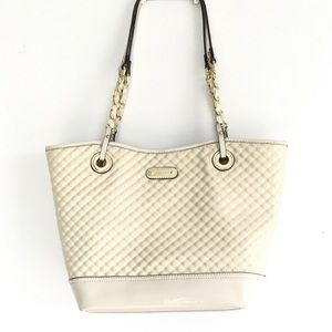ANNE KLEINN Tote Beige PL Shoulder Bag Purse
